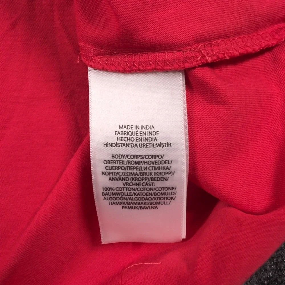 NWT Polo Ralph Lauren Jersey T-Shirt Mens 2XL Red Madras Patchwork Classic Fit